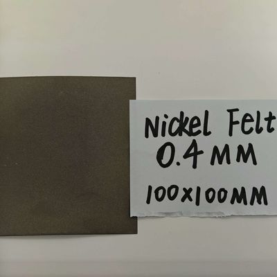0.4mm 두꺼운 니켈 섬유 필트 AEM 수분화 된 순수한 니켈 시너지 필트